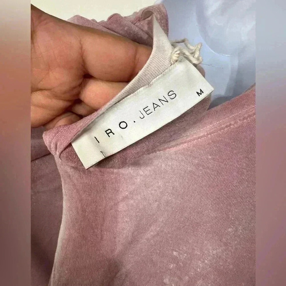 IRO Jeans Open Tie Back Top Size Medium - Picture 5 of 5